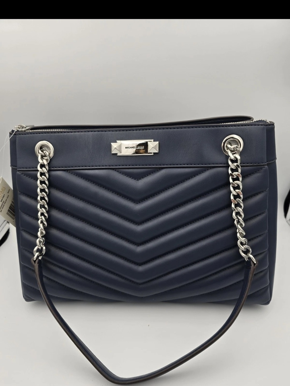 MICHAEL Michael Kors Quilted Navy Shoulder Bag